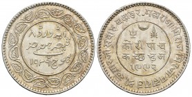 India. 5 kori. 1936. Kutch. (Km-Y53a). Ag. 13,92 g. EBC+. Est...35,00.