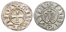 Italia. Enrique VI de Sicilia. Dinero. 1194-1197. Messina. (Mec-14-483). Ve. 0,57 g. EBC-. Est...50,00.