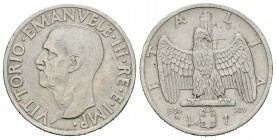 Italia. Vittorio Emanuel III. 1 lira. 1936. Roma. R XIV. (Km-77). (Pagani-789). Ag. 8,03 g. MBC+. Est...25,00.