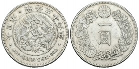 Japón. Mutsuhito. 1 yen. 1903. (Km-Y.A25.3). Ag. 26,87 g. EBC. Est...65,00.