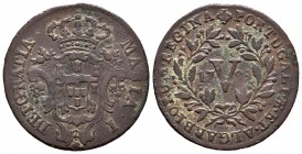 Portugal. María I. 5 reis. 1799. (Km-305). (Gomes-02.04). Ae. 5,71 g. BC+. Est...15,00.