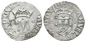 Portugal. Manuel I. 1 vintem. (1495-1521). (Gomes-31.01). Ag. 1,84 g. MBC+. Est...60,00.