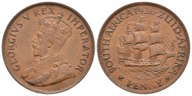 Sudáfrica. George V. 1 penny. 1926. (Km-14.2). Ae. 9,39 g. MBC+. Est...15,00.