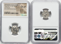 MACEDONIAN KINGDOM. Alexander III the Great (336-323 BC). AR drachm (16mm, 5h). NGC Choice XF. Posthumous issue of Colophon, ca. 310-301 BC. Head of H...