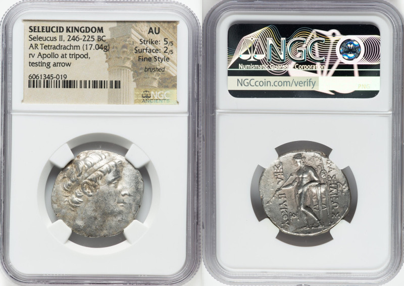 SELEUCID KINGDOM. Seleucus II Callinicus (246-225 BC). AR tetradrachm (28mm, 17....