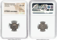 SELEUCID KINGDOM. Alexander I Balas (152/1-145 BC). AR drachm (18mm, 12h). NGC Choice VF, scratches. Antioch on the Orontes, undated with primary and ...