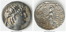 SELEUCID KINGDOM. Antiochus VII Euergetes (Sidetes) (138-129 BC). AR tetradrachm (27mm, 16.37 gm, 12h). Choice Fine. Posthumous issue of Cappadocian K...