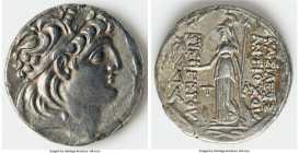 SELEUCID KINGDOM. Antiochus VII Euergetes (Sidetes) (138-129 BC). AR tetradrachm (27mm, 15.66 gm, 12h). VF. Posthumous issue of Cappadocian Kingdom, u...