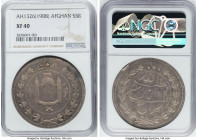 Habibullah 5 Rupees AH 1326 (1908) XF40 NGC, Afghanistan mint, KM843. HID09801242017 © 2022 Heritage Auctions | All Rights Reserved