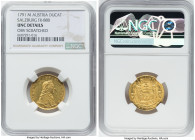Salzburg. Hieronymus gold Ducat 1791-M UNC Details (Obverse Scratched) NGC, Salzburg mint, KM463, Fr-880. HID09801242017 © 2022 Heritage Auctions | Al...