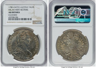 Maria Theresa 3-Piece Lot of Certified Restrike Talers 1780-Dated AU Details (Cleaned) NGC, 1) Taler, Milan mint 2) Taler, Milan mint 3) Taler, Gunzbu...