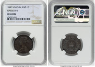 Newfoundland. 4-Piece Lot of Certified Cents NGC, 1) Victoria Cent 1880 - XF40 Brown. Narrow 0. 2) Victoria Cent 1885 - XF Details (Cleaned) 3) Victor...