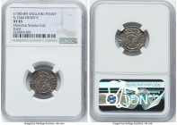 Henry II (1154-1189) Penny ND (1180-1189) XF45 NGC, London mint, DAVI as moneyer, Class 1b, S-1344. From the Historical Scholar Collection HID09801242...