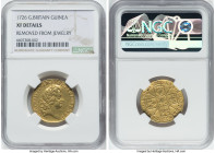 George I gold Guinea 1726 XF Details (Removed From Jewelry) NGC, KM559.1, S-3633. HID09801242017 © 2022 Heritage Auctions | All Rights Reserved