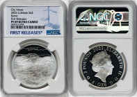 Elizabeth II silver Proof "Rome" 2 Pounds (1 oz) 2022 PR69 Ultra Cameo NGC, KM-Unl., S-Unl. Limited Edition Presentation: 1,000. First Releases. Accom...
