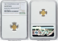 Republic gold 4 Reales 1861-R AU Details (Removed From Jewelry) NGC, KM135, Fr-37. HID09801242017 © 2022 Heritage Auctions | All Rights Reserved