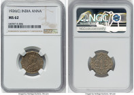 British India. George V Anna 1926-(c) MS62 NGC, Calcutta mint, KM513. HID09801242017 © 2022 Heritage Auctions | All Rights Reserved