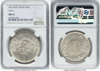Meiji Yen Year 3 (1870) MS61 NGC, Osaka mint, KM-Y5.1, JNDA 01-9. Type 1. HID09801242017 © 2022 Heritage Auctions | All Rights Reserved