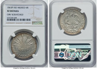 Republic 3-Piece Lot of Certified Assorted 4 Reales NGC, 1) 4 Reales 1863 Pi-RO - XF Details (Obverse Scratched) San Luis Potosi mint, KM375.8 2) 4 Re...