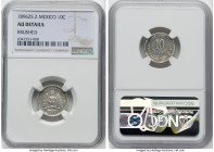 Republic 6-Piece Lot of Certified 10 Centavos NGC, 1) 10 Centavos 1896 Zs-Z - AU Details (Brushed) 2) 10 Centavos 1885 Zs-S - AU Details (Cleaned) 3) ...