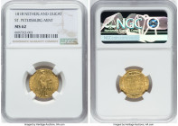 Willem I gold Ducat 1818 MS62 NGC, St. Petersburg mint, KM50.2, Fr-151. HID09801242017 © 2022 Heritage Auctions | All Rights Reserved