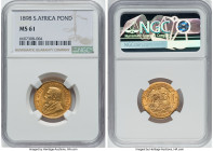 Republic gold Pond 1898 MS61 NGC, Pretoria mint, KM10.2, Fr-2. HID09801242017 © 2022 Heritage Auctions | All Rights Reserved