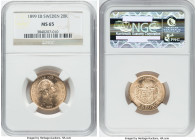 Oscar II gold 20 Kronor 1899-EB MS65 NGC, Stockholm mint, KM748, Fr-93a. HID09801242017 © 2022 Heritage Auctions | All Rights Reserved