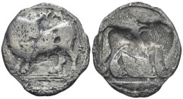 Lucania, Sybaris Plated nomos circa 550-510
