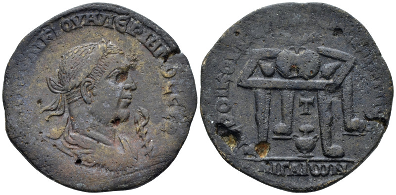 Cilicia, Aegeae Valerian I, 253-260 Bronze circa 253-260, Æ 31.20 mm., 18.92 g....