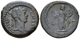 Egypt, Alexandria Trajan, 98-117 Obol circa 112-113 (year 16)