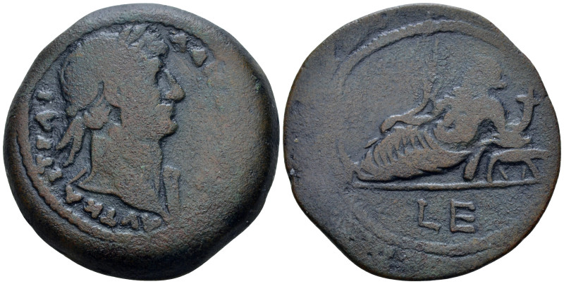 Egypt, Alexandria Hadrian, 117-138 Drachm circa 120-121 (year 5), Æ 34.80 mm., 2...
