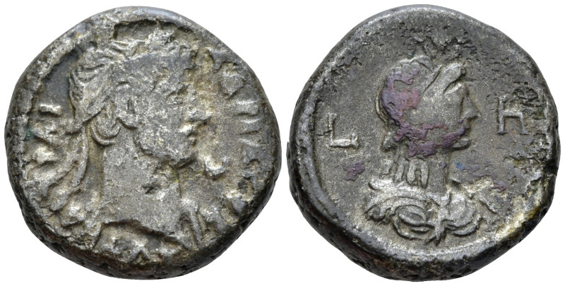 Egypt, Alexandria Hadrian, 117-138 Tetradrachm circa 123-124 (year 8), billon 22...