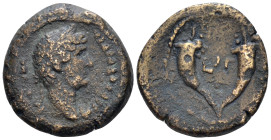 Egypt, Alexandria Hadrian, 117-138 Obol circa 128-129 (year 13)
