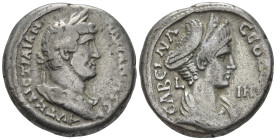 Egypt, Alexandria Hadrian, 117-138 Tetradrachm circa 133-134 (year 18) - From a private British collection. Sold with collector's ticket.
