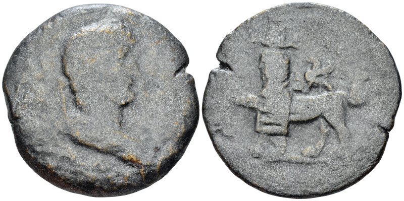 Egypt, Alexandria Hadrian, 117-138 Drachm circa 133-134 (year 18), Æ 33.20 mm., ...