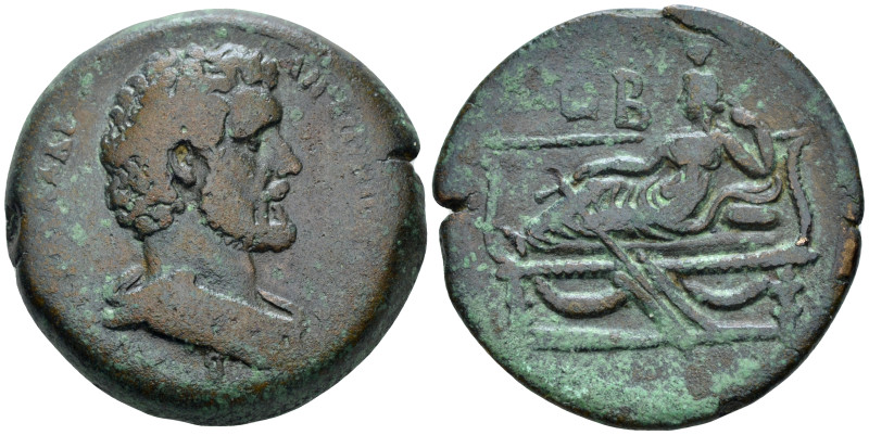 Egypt, Alexandria Antoninus Pius, 138-161 Drachm circa 138-139 (year 2), Æ 33.60...