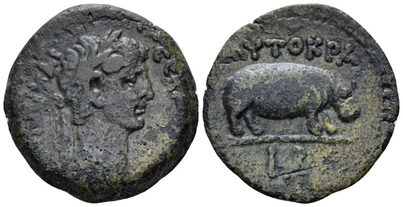 Egypt, Alexandria. Dattari. Claudius, 41-54 Obol circa 41-42 (year 2), Æ 20.20 m...