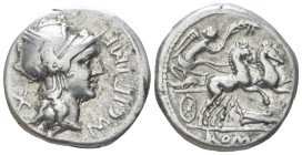 M. Cipius M. f. Denarius 115 or 114