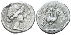 Man. Aemilius Lepidus. Denarius 114 or 113
