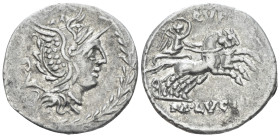 M. Lucilius Rufus. Denarius circa 101