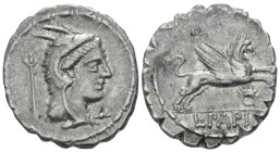 L. Papius. Denarius circa 79