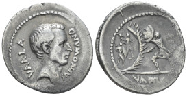C. Numonius Vaala. Denarius circa 43 - Ex Áureo & Calicó, Auction 94, 2 July 1998, lot 64. From the Scipio collection.
