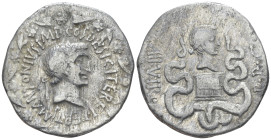 Marcus Antonius. Cistophoric tetradrachm circa 39