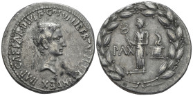 Octavian as Augustus, 27 BC – 14 AD Cistophoric tetradrachm Ephesus circa 28