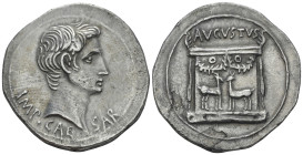 Octavian as Augustus, 27 BC – 14 AD Cistophoric tetradrachm Ephesus circa 24-20 BC