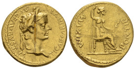Tiberius, 14-37 Aureus Lugdunum 14-37