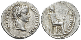 Tiberius, 14-37 Denarius Lugdunum circa 14-37