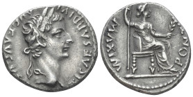 Tiberius, 14-37 Denarius Lugdunum circa 14-37
