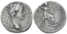 Tiberius, 14-37 Denarius Lugdunum circa 14-37