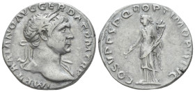 Trajan, 98-117 Denarius Rome circa 108-109
